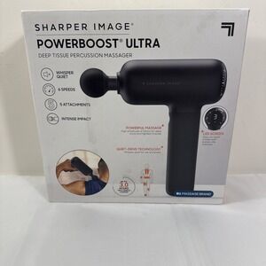 Sharper Image Powerboost Ultra Deep Tissue Percussion Massager massage gun deep